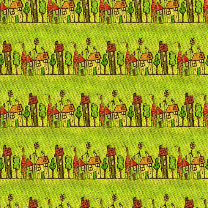 Round Patterned Dark Yellow Green Rug, pat3114yw