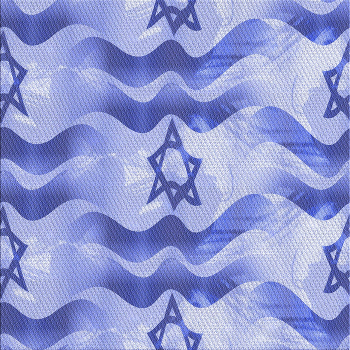 Round Patterned Royal Blue Rug, pat3115blu