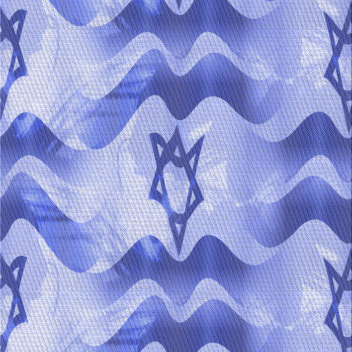 Patterned Royal Blue Rug, pat3115blu