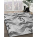 Machine Washable Transitional Silver Gray Rug in a Family Room, wshpat3115gry