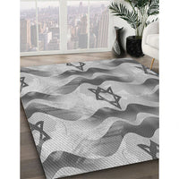 Patterned Silver Gray Rug, pat3115gry