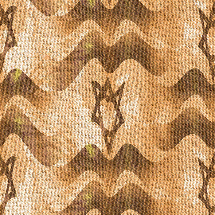 Patterned Yellow Orange Rug, pat3115org