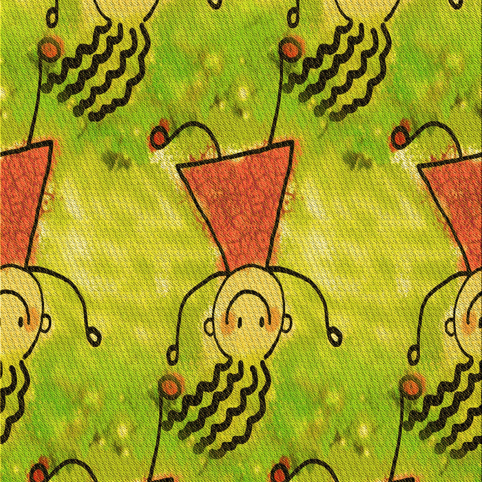 Patterned Dark Bisque Brown Rug, pat3116yw