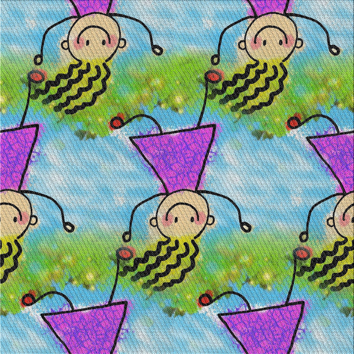 Sideview of Machine Washable Transitional Grape Purple Rug, wshpat3116