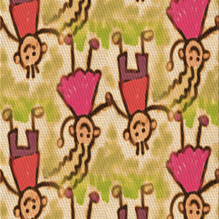 Patterned Mahogany Brown Rug, pat3118org