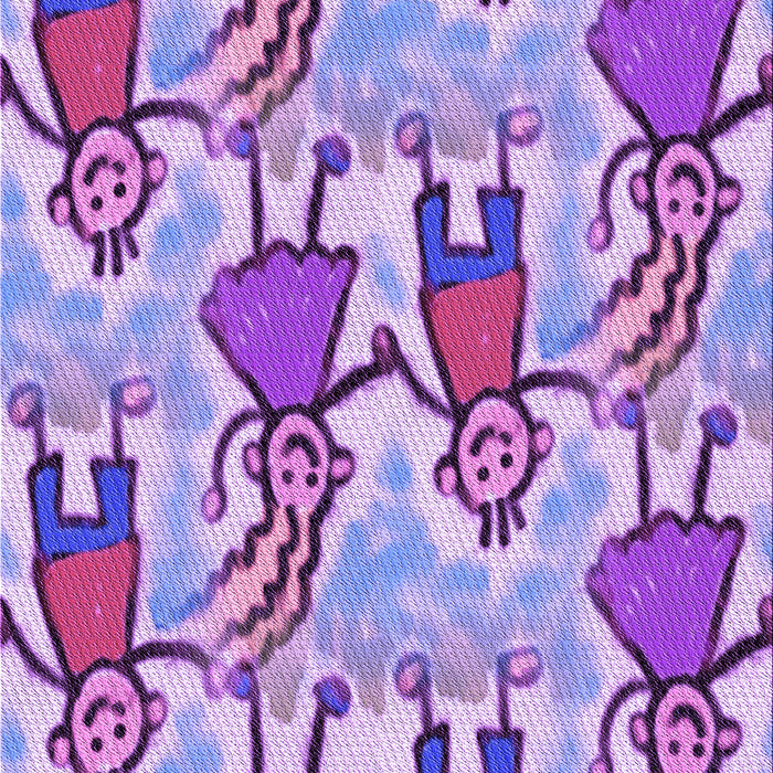 Machine Washable Transitional Dark Orchid Purple Rug, wshpat3118pur