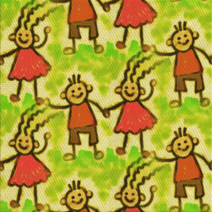 Round Patterned Dark Bisque Brown Rug, pat3118yw