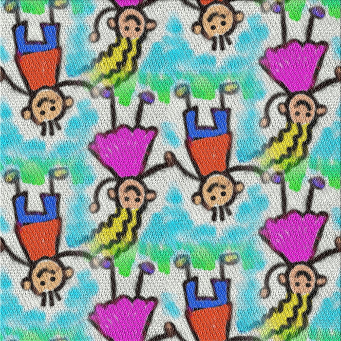 Sideview of Machine Washable Transitional Tiffany Blue Rug, wshpat3118