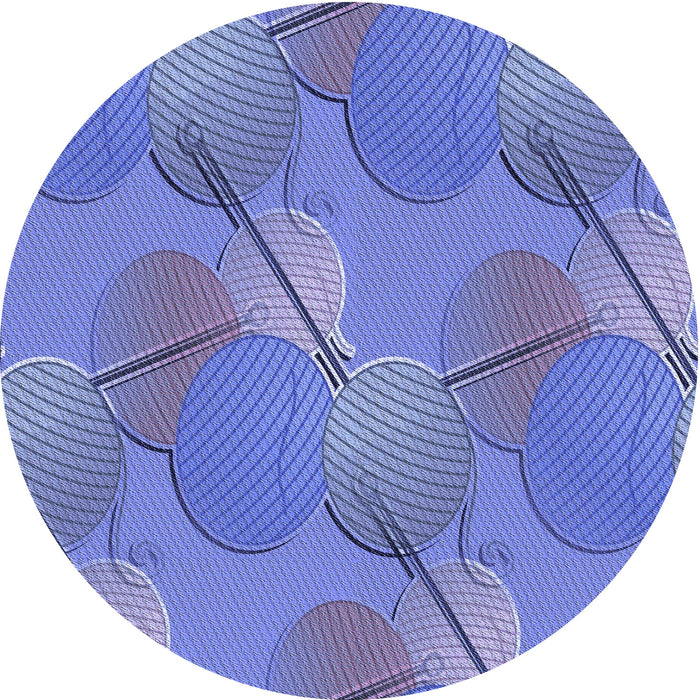 Square Patterned Sky Blue Rug, pat3119blu