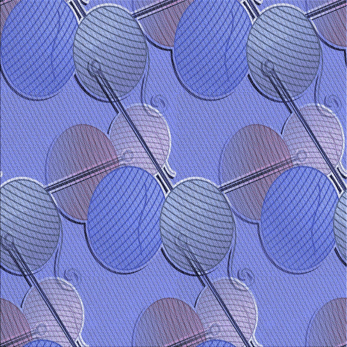 Round Patterned Sky Blue Rug, pat3119blu