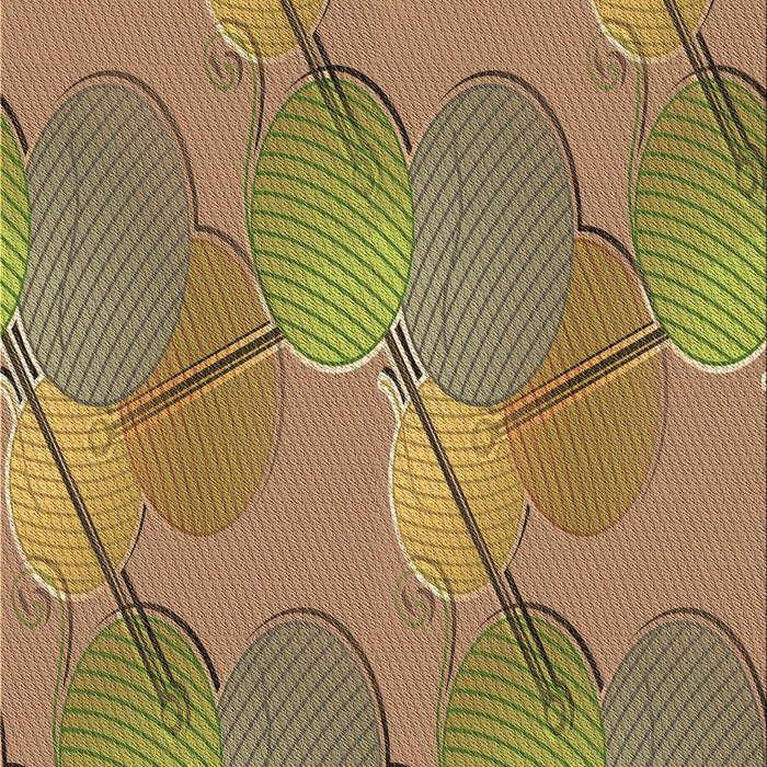 Patterned Sienna Brown Rug, pat3119brn