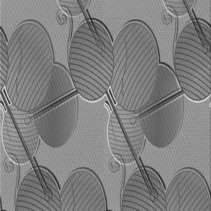 Patterned Carbon Gray Rug, pat3119gry