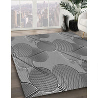 Patterned Carbon Gray Rug, pat3119gry