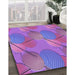 Machine Washable Transitional Purple Rug in a Family Room, wshpat3119pur