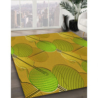 Patterned Brown Rug, pat3119yw