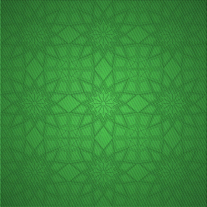 Round Patterned Green Rug, pat312grn