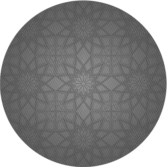 Square Machine Washable Transitional Gray Rug in a Living Room, wshpat312gry