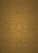 Patterned Dark Bronze Brown Rug, pat312org