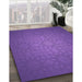 Machine Washable Transitional Amethyst Purple Rug in a Family Room, wshpat312pur