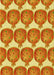 Patterned Orange Red Orange Rug, pat3120yw