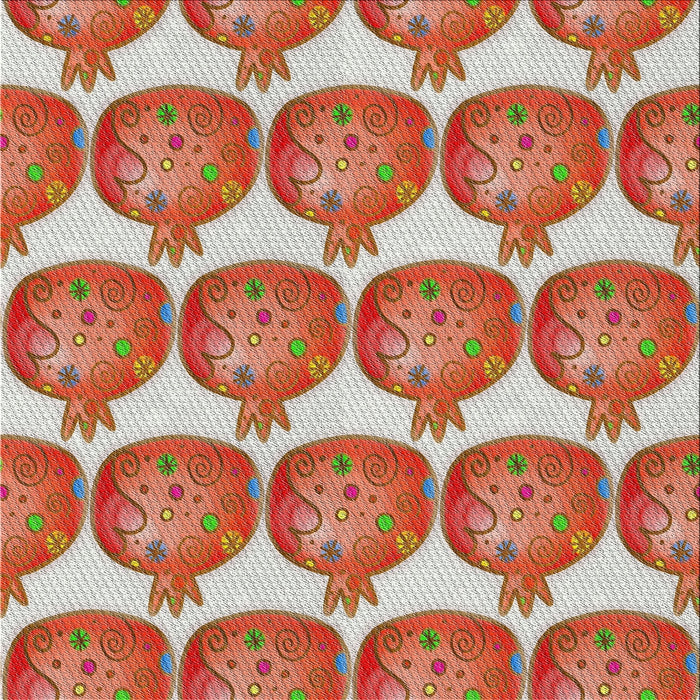 Sideview of Machine Washable Transitional Red Rug, wshpat3120