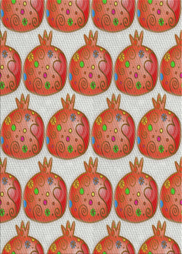 Machine Washable Transitional Red Rug, wshpat3120