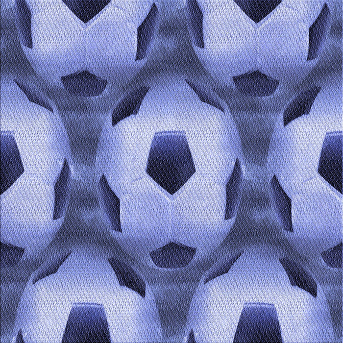 Round Patterned Denim Blue Rug, pat3121blu