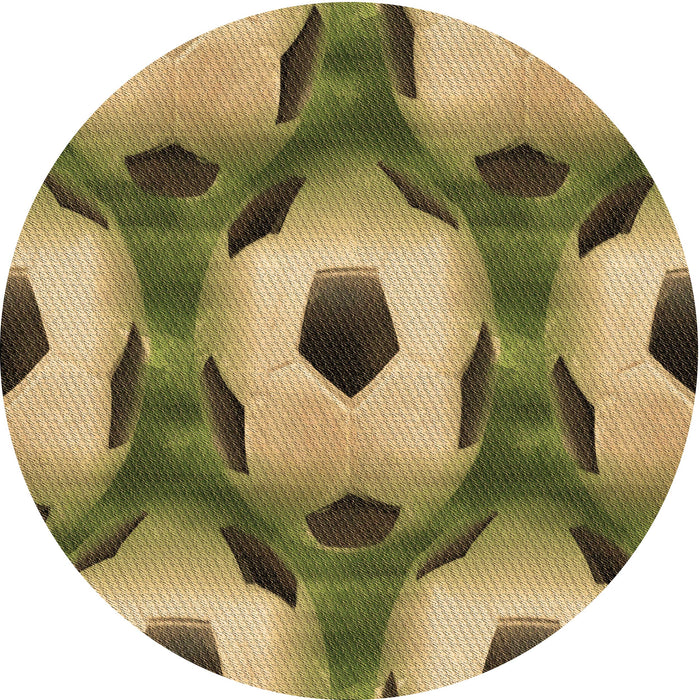 Square Machine Washable Transitional Metallic Gold Rug in a Living Room, wshpat3121brn