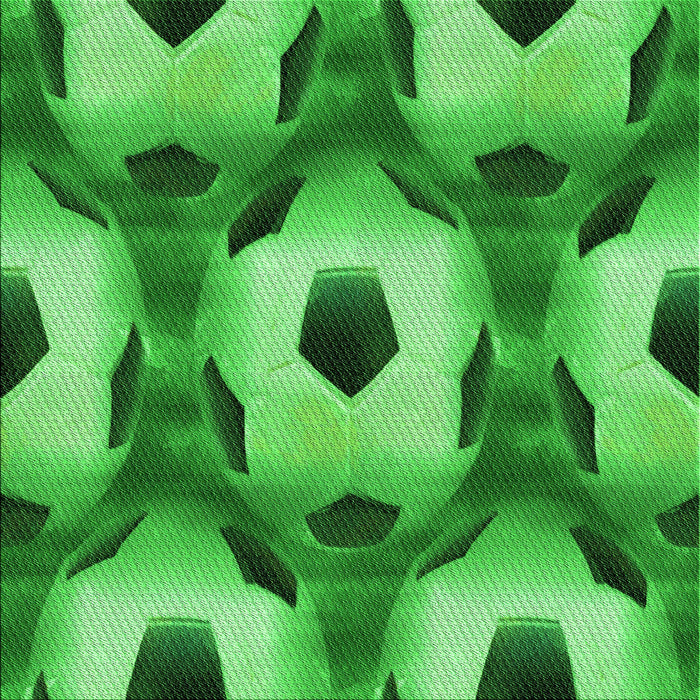 Round Patterned Green Rug, pat3121grn