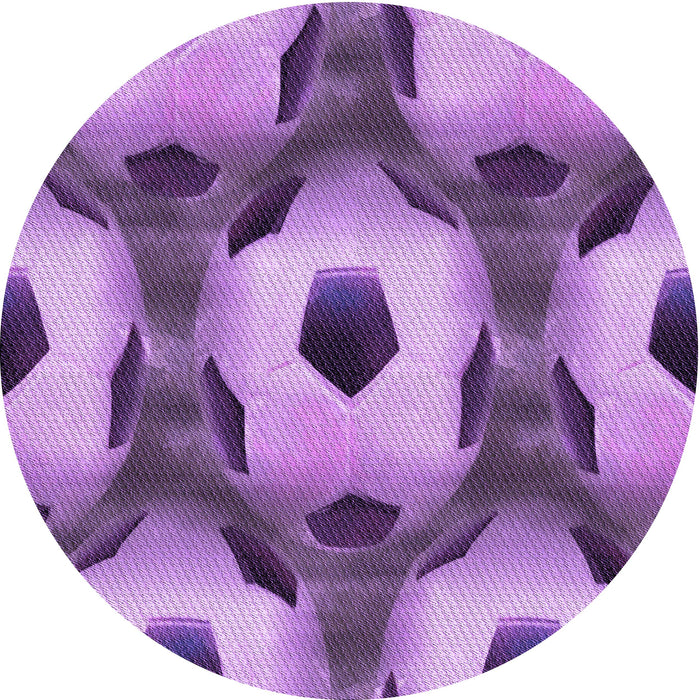 Square Patterned Violet Purple Rug, pat3121pur