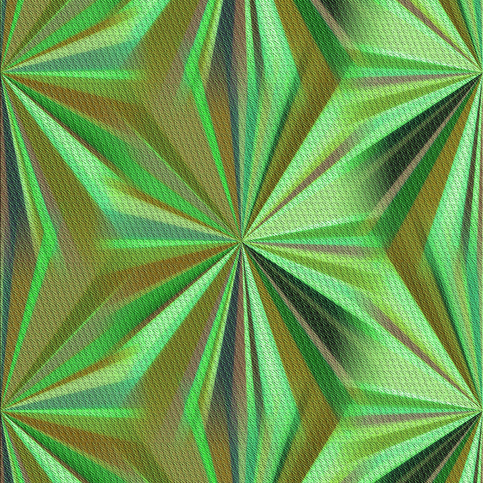 Patterned Green Rug, pat3122grn