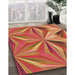 Patterned Orange Rug in Family Room, pat3122org