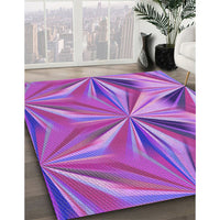 Patterned Purple Rug, pat3122pur