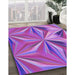 Machine Washable Transitional Purple Rug in a Family Room, wshpat3122pur