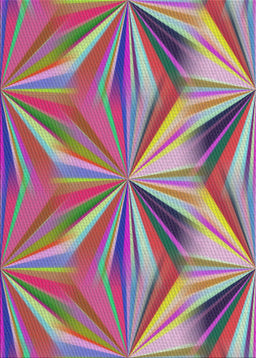 Patterned Pink Modern Rug, pat3122