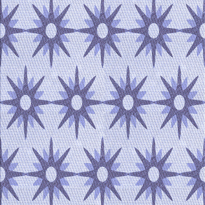 Machine Washable Transitional Blue Rug, wshpat3123blu