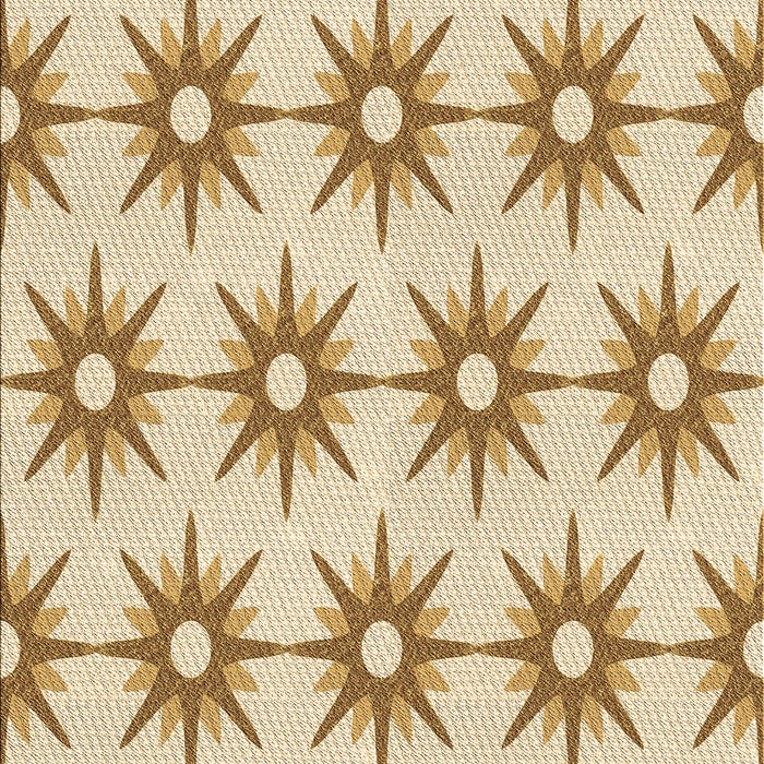 Machine Washable Transitional Khaki Gold Rug, wshpat3123brn