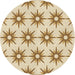 Square Machine Washable Transitional Khaki Gold Rug in a Living Room, wshpat3123brn