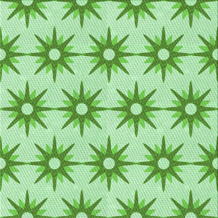 Round Patterned Light Green Rug, pat3123grn