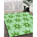 Patterned Light Green Rug in Family Room, pat3123grn