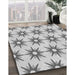 Machine Washable Transitional Gray Rug in a Family Room, wshpat3123gry