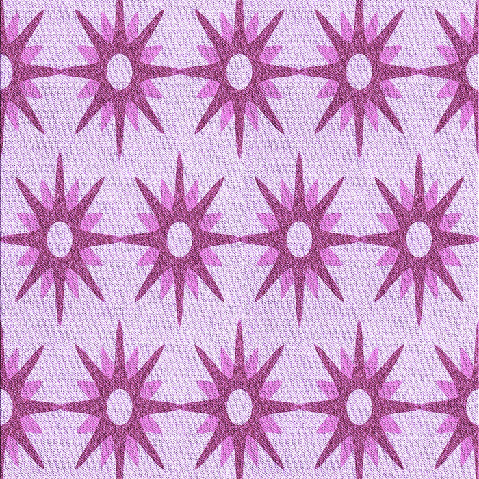 Machine Washable Transitional Blossom Pink Rug, wshpat3123pur