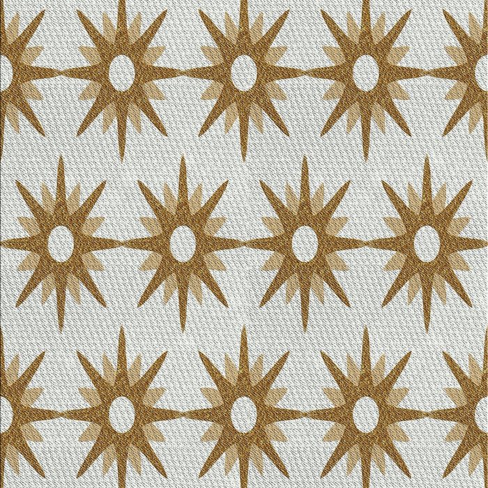 Machine Washable Transitional Dark Gold Brown Rug, wshpat3123