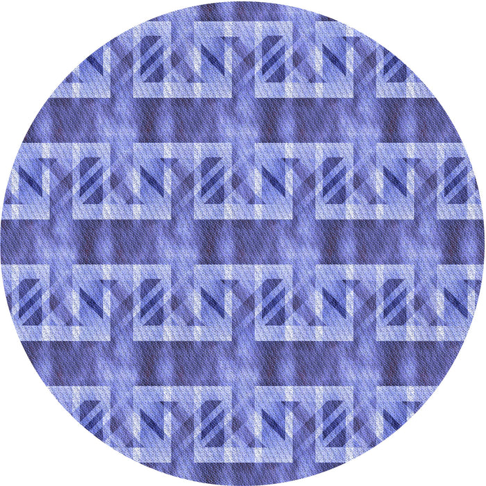 Square Machine Washable Transitional Denim Blue Rug in a Living Room, wshpat3124blu