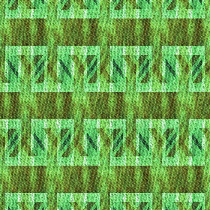 Patterned Dark Lime Green Rug, pat3124grn