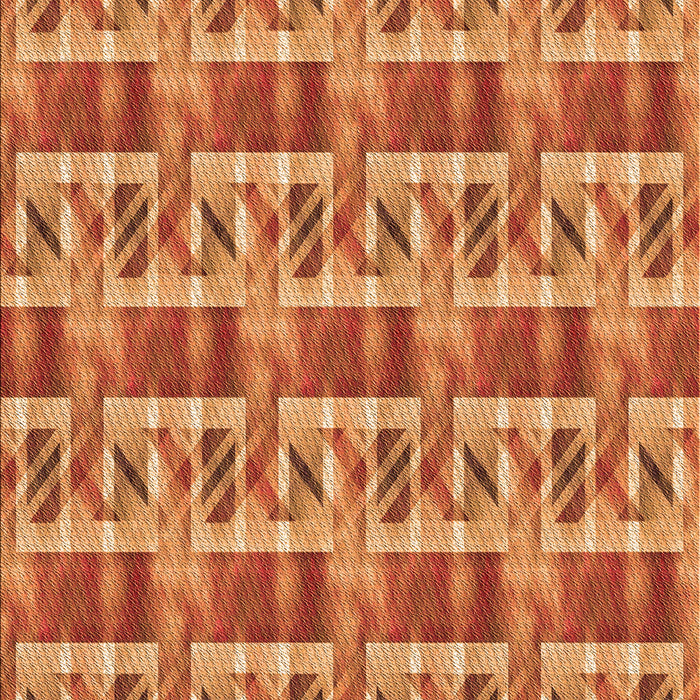 Patterned Orange Rug, pat3124org
