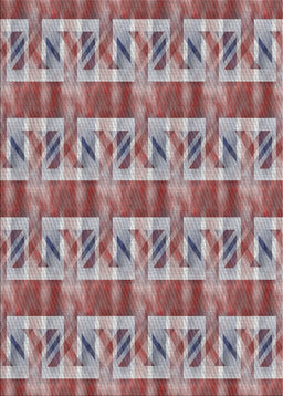 Machine Washable Transitional Chestnut Brown Rug, wshpat3124