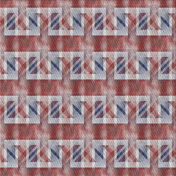 Sideview of Machine Washable Transitional Chestnut Brown Rug, wshpat3124