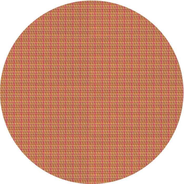Square Patterned Orange Rug, pat3125org