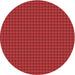 Square Patterned Red Rug, pat3126rd